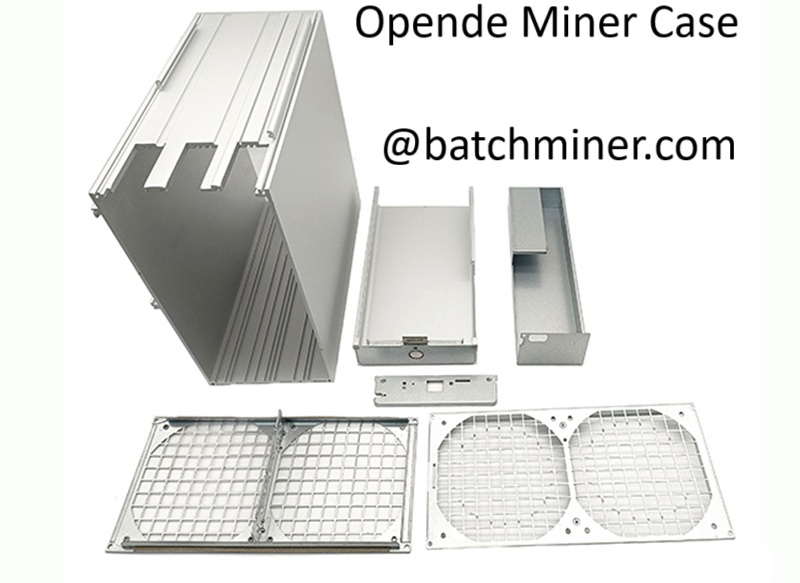 Opened ASIC Miner Case
